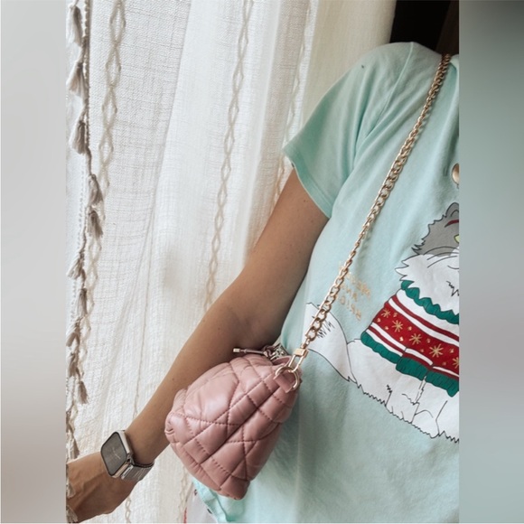 NEW CHRISTIAN DIOR Calfskin Macrocannage Diortravel Nomad Pink Bag Purse - Picture 11 of 13